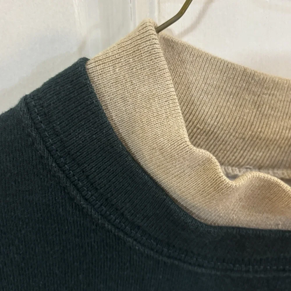 Vintage 90s Morning Sun Kitten Sweatshirt Gandmacore Double Side Print Large - Picture 8 of 10